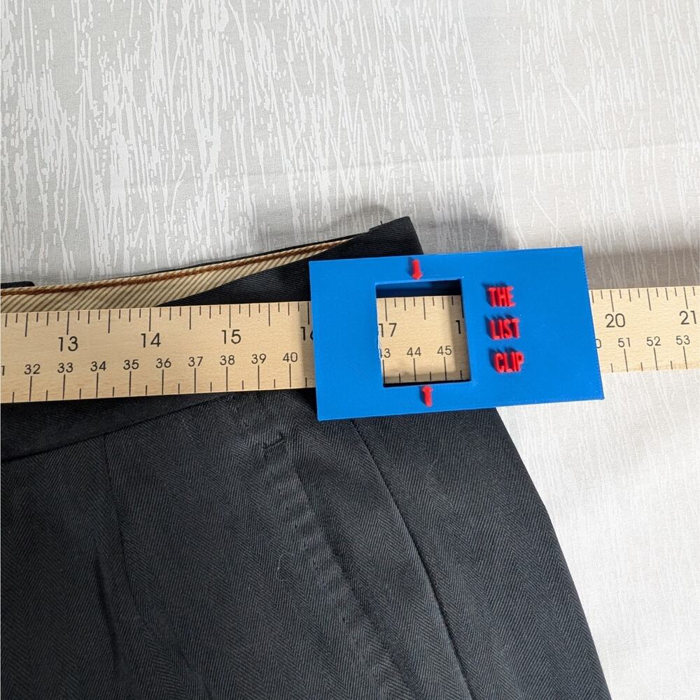 Tommy Bahama Mens Pants 34x30 TAGGED Black Silk Dress Pants 35x29 MEASURED - Picture 5 of 7